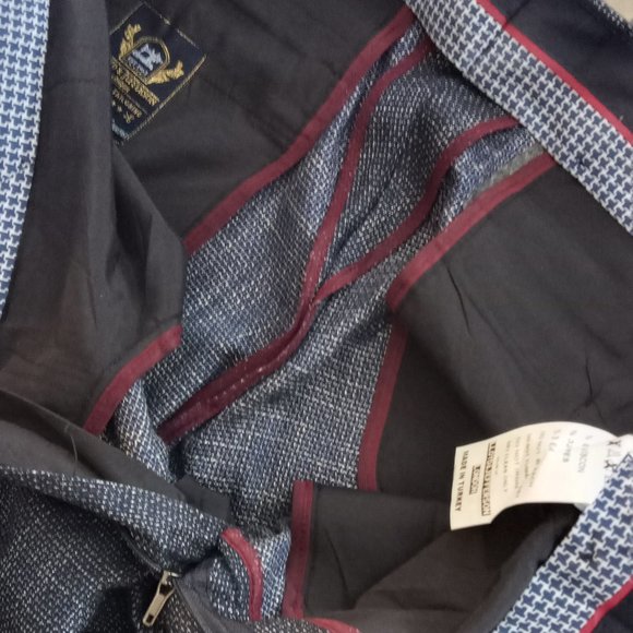 LLOYD & JEFFERSON - Viscose blue pants - Sz 32 (W34) - Picture 12 of 13